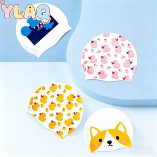 Mũ bơi chống thấm nước cho trẻ em, thiết kế hoạt hình dễ thương như khủng long, kỳ lân và nàng tiên cá