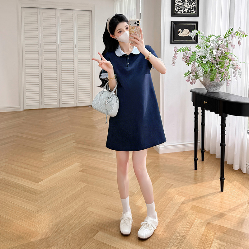 Váy bà bầu mùa hè dáng rộng dáng rộng dáng rộng thường ngày