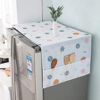 MiraLife Tấm Phủ Tủ Lạnh, Máy Giặt Có Ngăn Để Đồ - Tấm Che Tủ Lạnh Chống Bụi, Chống Thấm Nước
