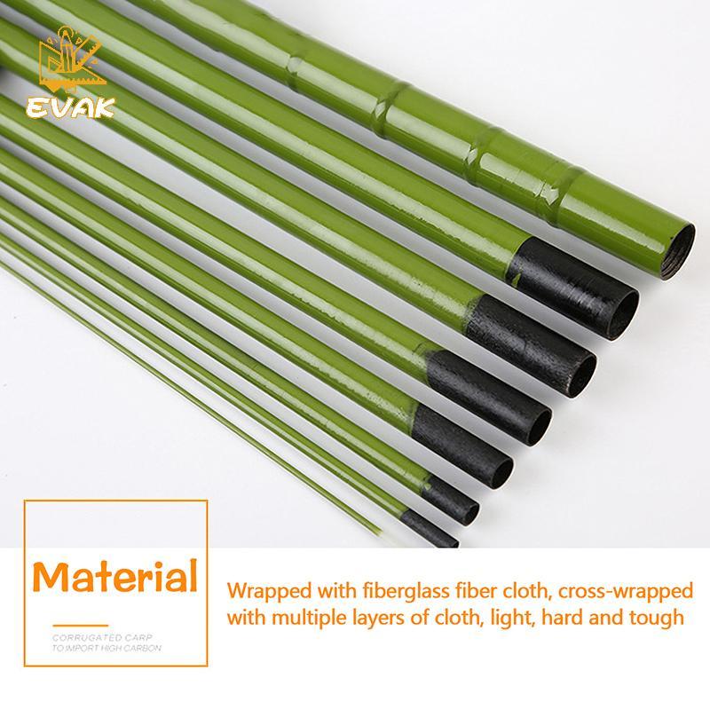 Cần câu carbon AlittleSetrtu siêu nhẹ và siêu cứng, kích thước từ 2.7m đến 6.3m, độ bền từ 6H đến 10H - Việt Nam
