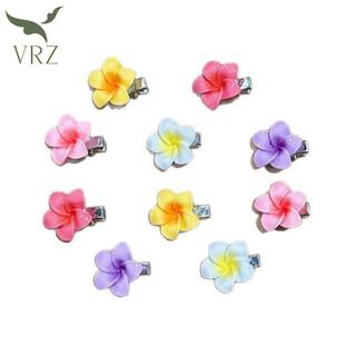 Kẹp tóc mini đa năng Hawaii hoa ngọt ngào, nhiều màu sắc, phù hợp trang trí tóc cho tiệc cưới và trẻ em
