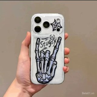 Ốp Điện Thoại Thích Hợp Cho iPhone Skull Hand Thích Hợp Cho iPhone17161514Ốp Điện Thoại Promax 13 / 12 / XS / XR / 7P11 Vỏ Bảo Vệ 8plus Trong Suốt S9RP