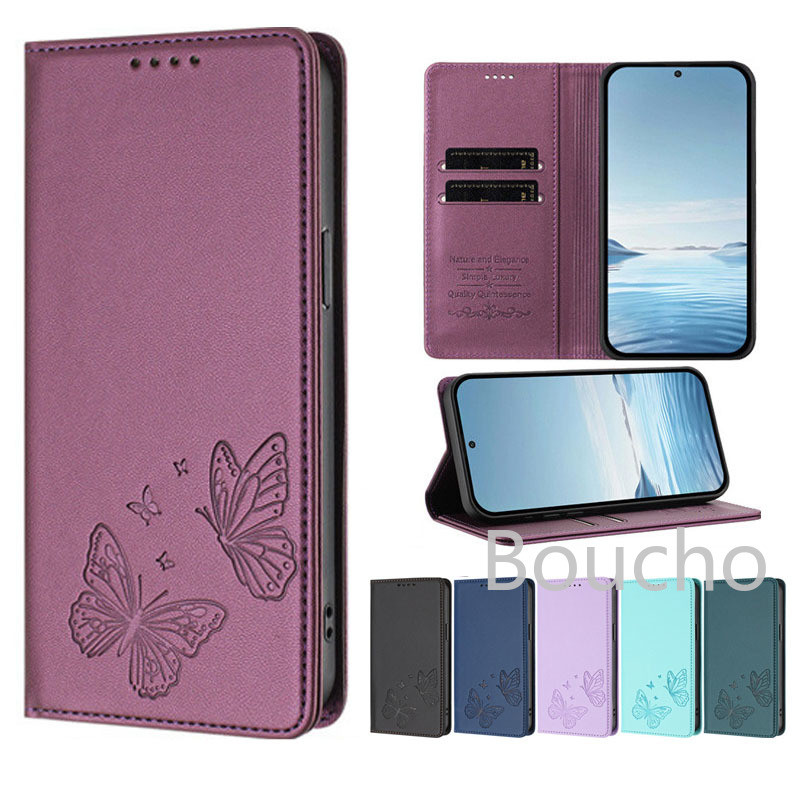 Ốp Lưng Điện Thoại Samsung Galaxy A10 A20 A30 A50 A70 A11 A21 A31 A41 A20S A10S A30S A50S A70S Ví Bướm Mềm Da PU Khe Cắm Thẻ Da Bảo Vệ Da Flip Stand Nhiều Bao