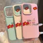 Ốp điện thoại bảo vệ camera họa tiết da đơn giản cho iPhone 7/8/Plus/X/XS/11/12/13/14/15/16/17/Pro/Max/Air