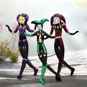 Trò Chơi The Freak Circus Pierrot 27cm Cosplay Sang Trọng Búp Bê Trừu Tượng Khớp Xoắn Búp Bê Nhồi Bông Trẻ Em Quà Tặng Giáng Sinh Đồ Chơi