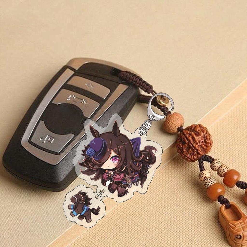 Uma Musume Series Acrylic Móc Khóa 2D Phẳng Acrylic Mặt Dây Hoạt Hình Anime Nhân Vật Túi Charm sonlekvn