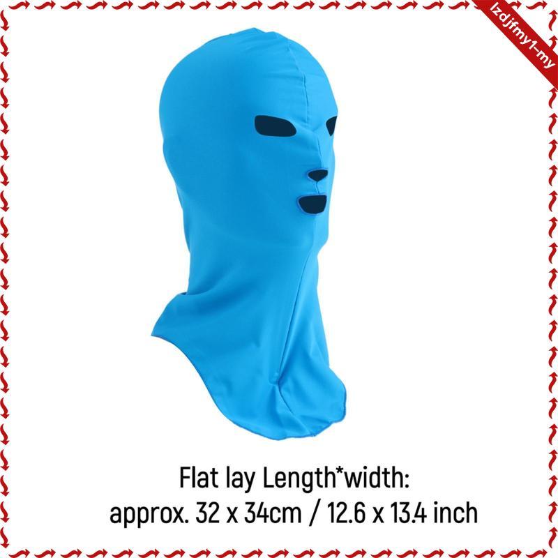 Leipupa Bơi Lặn Wetsuit Hood UV Chống Nắng Toàn Mặt nạ Đầu Cổ Che Mặt Bikini Co Giãn Mũ Bơi
