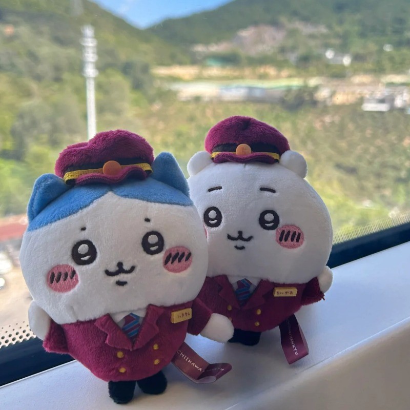 Chiikawa Tàu Dẫn Series Sang Trọng Đồ Chơi Hachiware Usagi Sang Trọng Móc Khóa Túi Dễ Thương Mặt Dây Chuyền Hoạt Hình Búp Bê Trẻ Em Quà Tặng