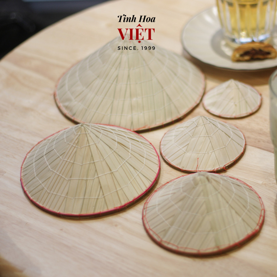 Nón lá mini trang trí, cho bé, decor truyền thống Tinh Hoa Việt