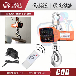 Cân treo điện tử OCS 5 tấn 3 tấn chính hãng - Đo vật liệu, sắt, phế liệu - Kèm điều khiển từ xa - Độ chính xác cao