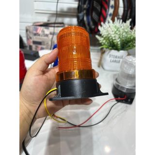 Đèn nháy cảnh báo, đèn LED cảnh báo tín hiệu  sử dụng điện 12v-24 đế có nam châm