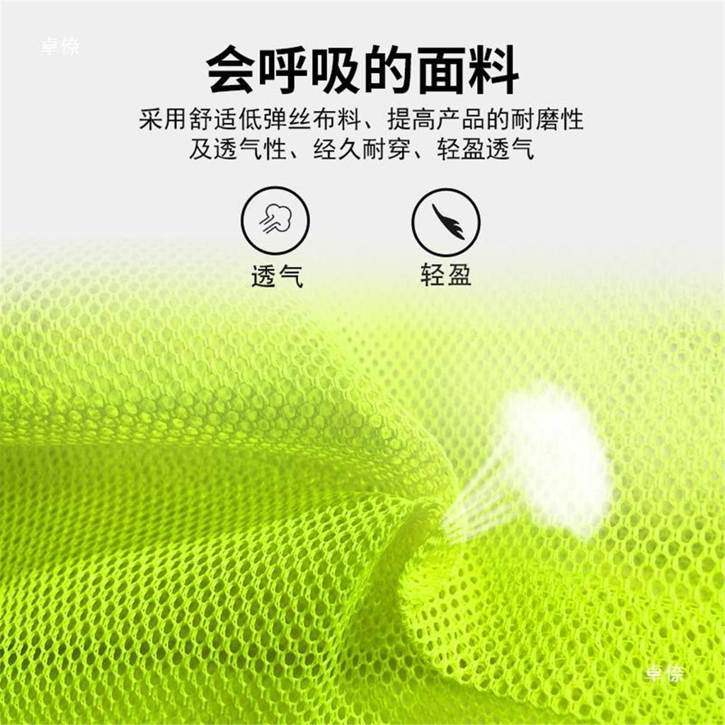 Ưu Đãi Đặc Biệt Giao Thông Phản Quang Áo Tình Nguyện Đêm Phản Quang Vest Xây Dựng Sọc Đi Xe Đạp An Ninh Du