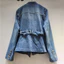 Áo Denim Nữ Mùa Xuân, Phong Cách Hàn Quốc Ngọt Ngào với Khóa Kim Loại và Dây Buộc