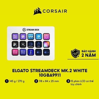 Bàn phím Elgato StreamDeck MK.2 White 10GBA9911