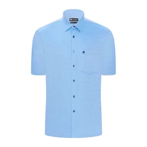 Áo sơ mi tay ngắn lai ngang SAN SCIARO vải Cotton form REGULAR SS00000054