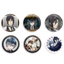 Black Butler Anime Ngoại Vi Ciel Phantomhive Tanaka Sáng Tạo Trang Sức Huy Hiệu Barking Quà Tặng Sinh Nhật