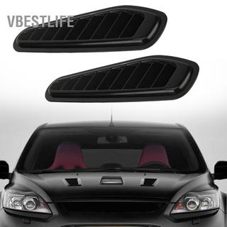 VBESTLIFE 2 chiếc Ô Tô Hút Gió Trang Trí Muỗng Nắp Ca-pô Thông Hơi Hood Bao Đa Năng