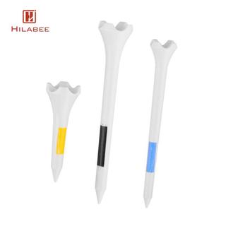 HILABEE Golf Tee Nhựa 30x - Ma Sát Thấp, Linh Hoạt, Không Thể Phá Vỡ Cho Golf Di Động