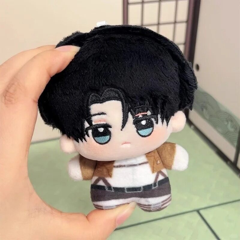 10cm Cotton Nhồi Bông Mặt Dây Anime Tấn Công Titan Levi Eren Misaka Hange Eren Jaeger Đồ Chơi Búp Bê Dễ Thương Quà Tặng Cho Trẻ Em Người Bạn Trưởng Thành