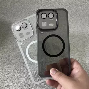 Ốp Điện Thoại iQOO 15Ultra Ốp Lưng Mềm Trong Suốt Ống Kính Chống Sốc Bao Gồm Tất Cả Từ Tính