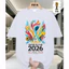 Áo thun ngắn tay xu hướng thời trang mùa hè, quà tặng unisex dành cho người hâm mộ World Cup 2026
