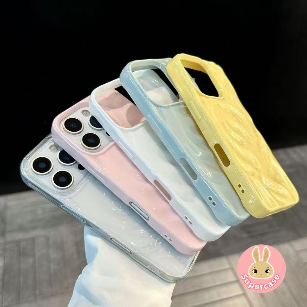 Ốp điện thoại thiên thạch 3D sang trọng cho OPPO A60 A58 A40 A40M A5i A3X A3S A3 NFC A3i A38 A18 A17 A17K A16 A16S A16K A16E A15 A15S 5G 4G Vỏ mềm bóng màu kẹo đơn giản dễ thương
