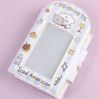 Album giữ thẻ FESTLY, Phim hoạt hình Mini Idol Card Collect Book, Vỏ bảo vệ ảnh PVC 3 Inch dễ thương dành cho sinh viên
