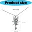 Treeling Thời Trang Cánh Thiên Thần Vòng Cổ Trang Sức Thời Trang Dainty Cánh Mặt Dây Chuyền Hợp Kim Cổ Dây Chuyền Trang Sức Cổ Để Mặc Hàng Ngày