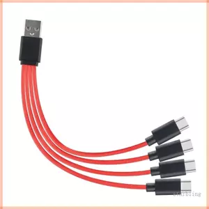 Star 4 Trong 1 Loại C Splitter Chuyển Đổi Cáp Tương Thích Cho Điện Thoại Laptop Máy Tính Bảng Dây Dây Chuyển Đổi Nhanh 5V