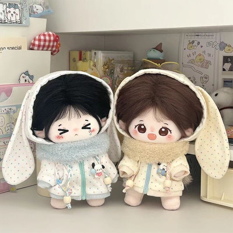1020cm "Túi Sữa Thỏ" Bộ Quần Áo Búp Bê Cotton Bộ Búp Bê Sang Trọng Trang Điểm Búp Bê Cơm Pop Doll