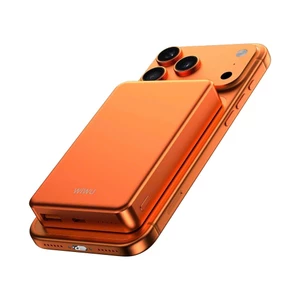 Pin Sạc Dự Phòng Từ Tính Siêu Mỏng WIWU Ultra Thin Magnetic 10000mAh P15-1 cho iPhone 17 ProMax