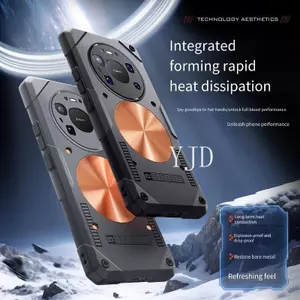 Ốp Lưng Cho Huawei Mate 80 Pro Một Mảnh Đúc Tấm Đồng Silicon Tản Nhiệt Chống Rơi Vỏ Điện Thoại