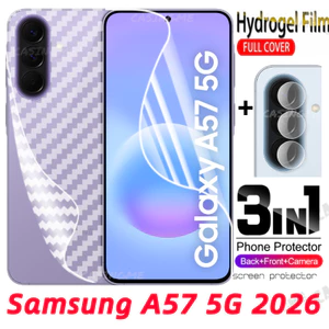 Samsung A57 5G A37 Mặt Trước Mặt Sau Full Cover Bảo Vệ Hydrogel Phim Cho Samsung Galaxy A57 A37 A17 A37 A27 SamsungA57 5G Không Kính Cường Lực Phía Sau Camera Bảo Vệ Màn Hình