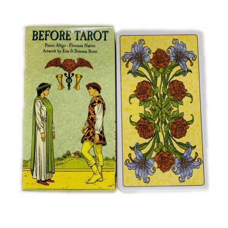 Before Tarot Cards A 78 Oracle English Visions Bói toán Phiên bản Deck Borad Chơi trò chơi dành cho người mới bắt đầu saixit2vn