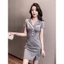 Quần áo nữ mùa xuân mùa hè Váy chuyên nghiệp Khách sạn gợi cảm Bàn làm việc phía trước Trung tâm sức khỏe Thẩm mỹ viện Quần áo làm việc