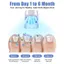 Thiết bị nấm móng tay AFTEROF, Đèn móng chân nhẹ không tia cực tím có thể sạc lại, Đèn chăm sóc bàn chân chuyên nghiệp Điều trị đèn tay và chân tại nhà