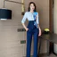 Quần áo kỹ thuật viên tắm chân cao cấp thời trang Bộ đồ nữ Quần thun Tắm chân trị liệu chân Dụng cụ tính khí
