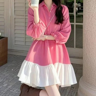 Mục vụ áo váy màu hồng sang trọng với thiết kế ánh sáng mới, phù hợp mùa xuân