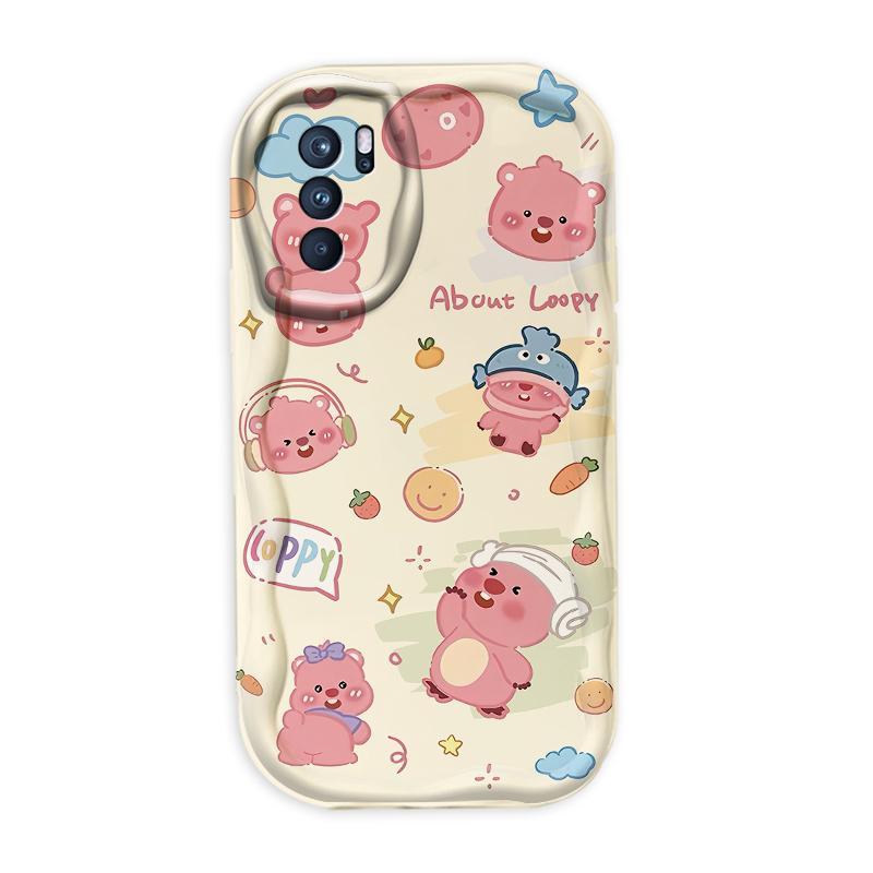 Thích Hợp Cho OPPO A16 A16S A16K 3D Bé Gái TPU Mềm Hoạt Hình Dễ Thương Loopy Vỏ Điện Thoại Chống Sốc