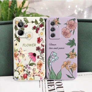 Ốp điện thoại hình hoa hòa bình cho iPhone 17 Pro AIR 17 Pro Max Vỏ điện thoại TPU mềm chống sốc