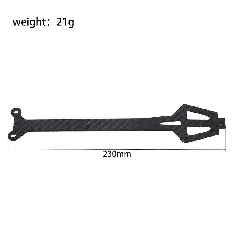 MJX Hyper Go 10303 10304 Sợi Carbon Tầng Hai Tấm Nâng Cấp Các Bộ Phận Cho 1 / 10 Cân RC Xe Phụ Kiện