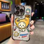 Ốp Điện Thoại Banana Usagi Dễ Thương Cho iQOO Neo 11 10 9 9S Pro Plus 8 Pro 7 SE 5 SE Z7i Z6X Z5 Z3 4G 5G Khung Mạ Sang Trọng Bốn Góc Vỏ Mềm Trong Suốt
