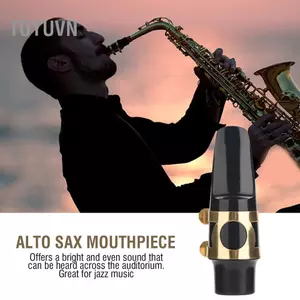 Toyuvn Mingzhe Chuyên Nghiệp Alto Saxophone Đầu Sáo Cơ Quan Ngôn Luận Nhạc Jazz Nhạc Cụ Phụ Kiện dành cho Người Mới Bắt Đầu hoặc Nghệ Sĩ Saxophone