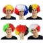 IAPPORTUNIA Chú Hề Tóc Giả, Lông Tơ Sóng Afro Puff Tóc Giả, Thời Trang Ngộ nghĩnh Trang Trí Chống Đỡ Tóc Ngắn Tóc Giả Người Hâm Mộ Bóng Đá
