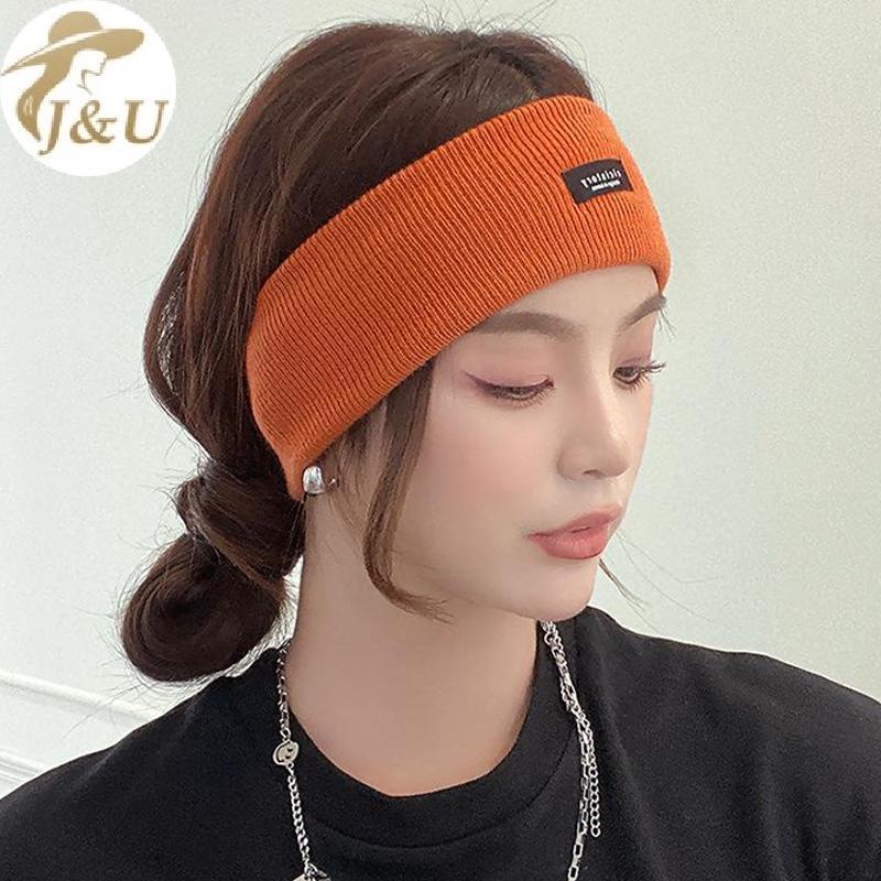 JU Khăn Trùm Đầu Thể Thao Co Giãn, Viền Rộng, Phù Hợp Bốn Mùa