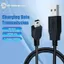 Cáp dữ liệu ge V3 Cổng 5P Cáp sạc cổng chữ T hình thang Cáp dữ liệu USB 80CM Thích hợp cho điện thoại di động Truyền dữ liệu máy ảnh n