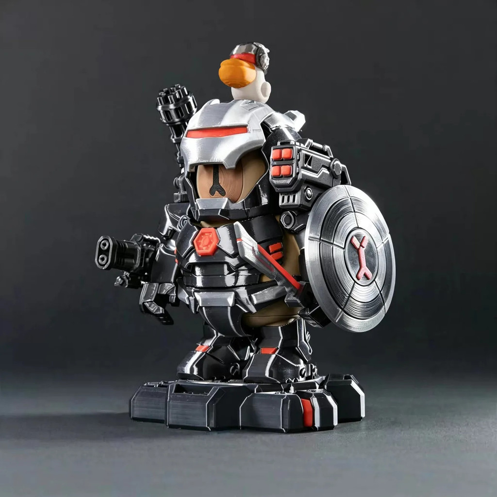 Hầu hết lời khen ngợi Sáng Tạo Sắt Cá Heo Người Đen Samurai Phiên Bản Kapibara Đồ Chơi Từ Tính Cá Heo Đen 3D In Hợp Thời Trang Chơi Trang Trí Lắp Ráp Hình Quà Tặng