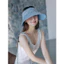 Mũ nữ organza keo màu ánh sáng, chống tia cực tím và nắng