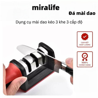 Novahome Dụng cụ mài dao kéo 3 khe 3 cấp độ cầm tay tiện lợi