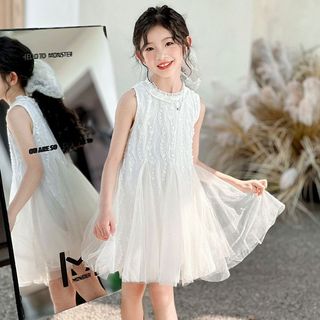 Váy công chúa cho bé gái – Dáng xòe nhẹ nhàng, không tay thoáng mát, mặc hè xinh xắn
